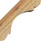 Ekena Millwork 6"W x 6"D x 6"H Olympic Rough Sawn Knee Brace, Western Red Cedar BRC06X06X06OLY00RWR - alternate 3